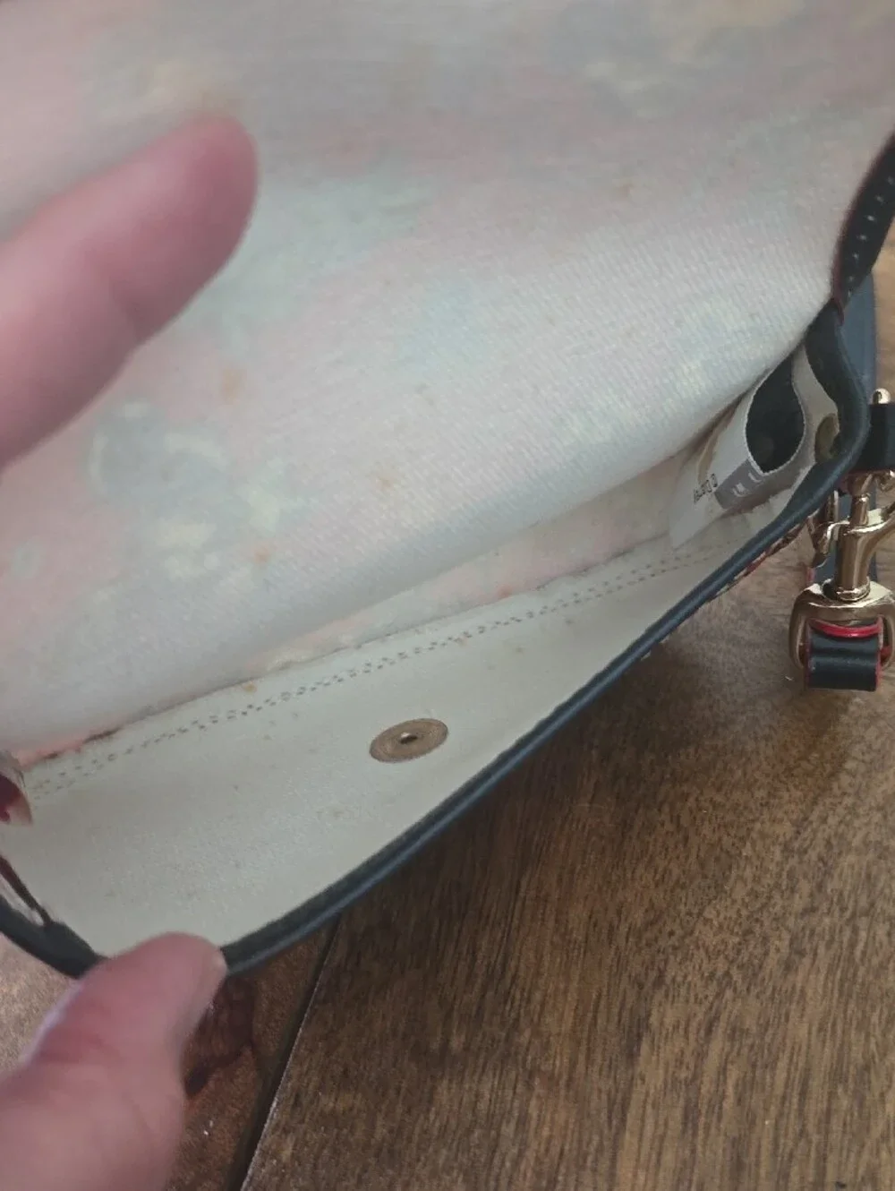 Disney Cruise Line Dooney & Bourke compact red